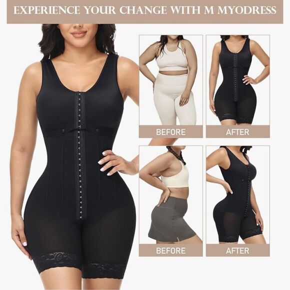 Fajas Colombiana Shapewear Tummy Control Post Surgery Compression Postpa… - Picture 2 of 16